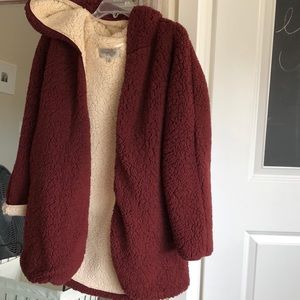 Hooded Sherpa jacket